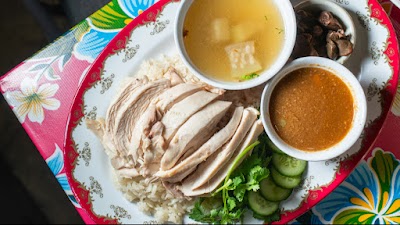 Khao Man Gai (Thai chicken and rice)